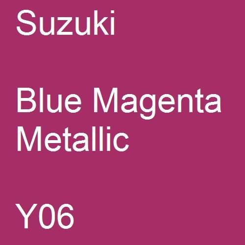 Suzuki, Blue Magenta Metallic, Y06.